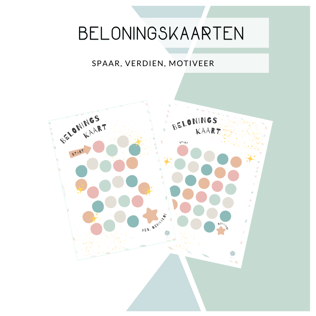Beloningskaarten (pastel)