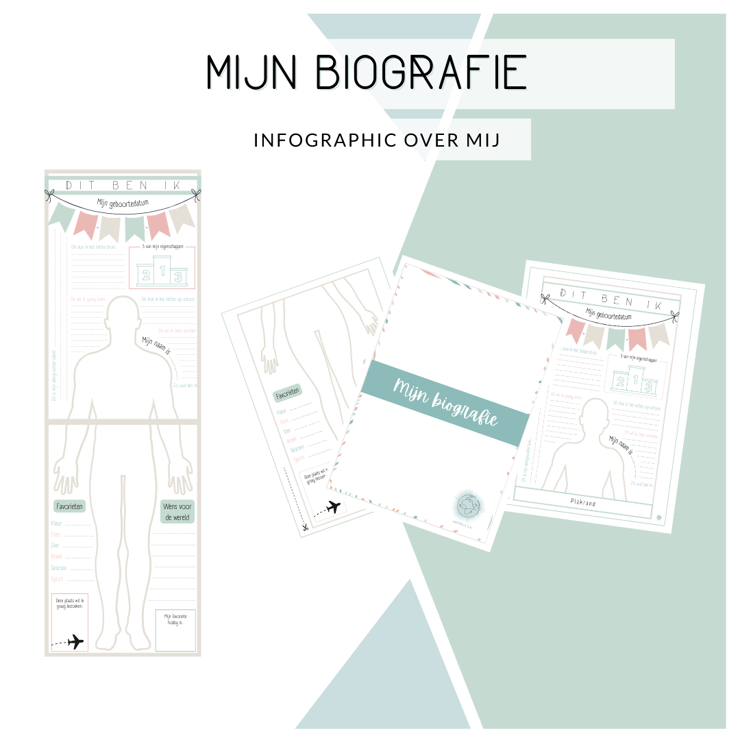 Mijn biografie - Infographic maken