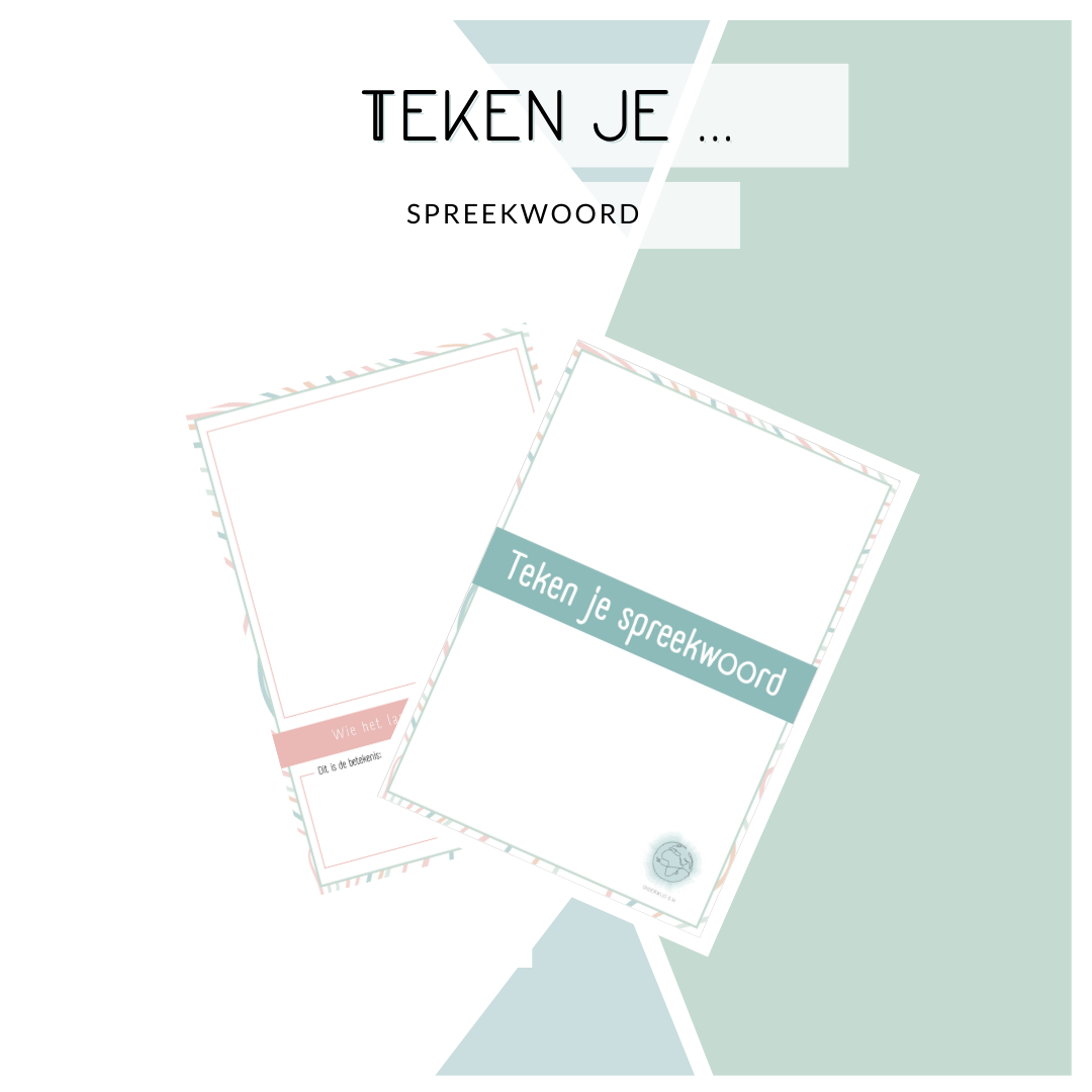 Teken je spreekwoord
