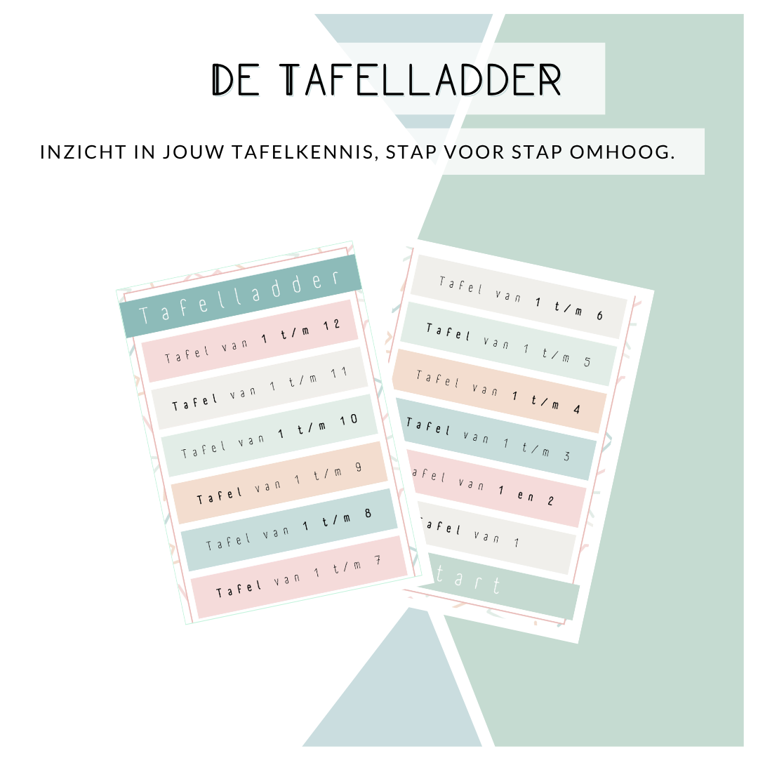 Tafelladder (pastel)