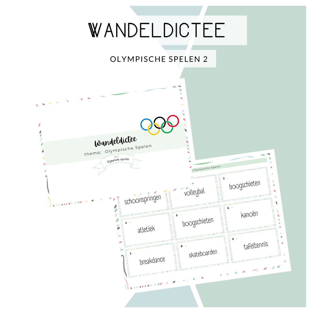 Wandeldictee - Olympische spelen deel 2