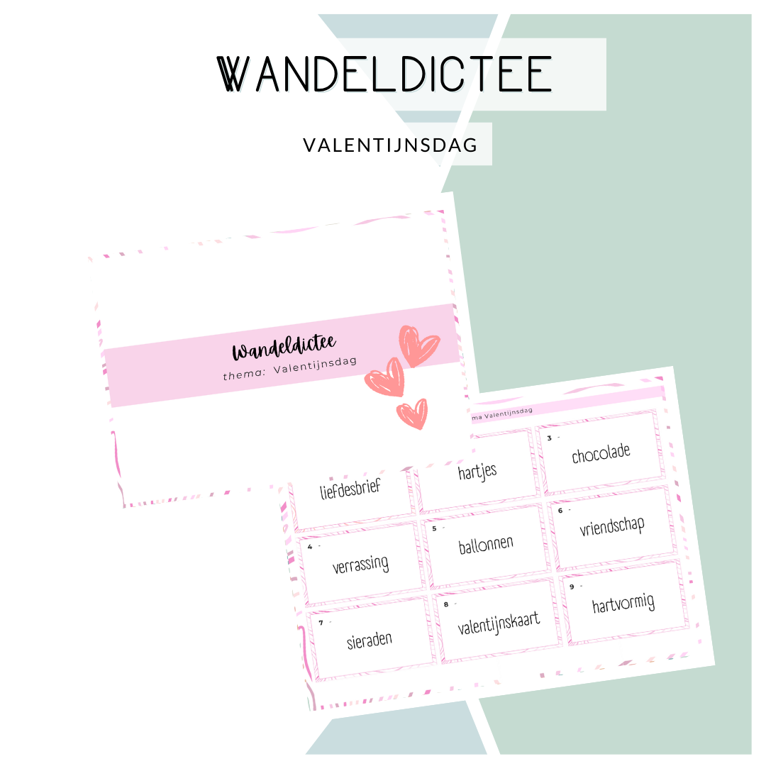 Wandeldictee - Valentijnsdag