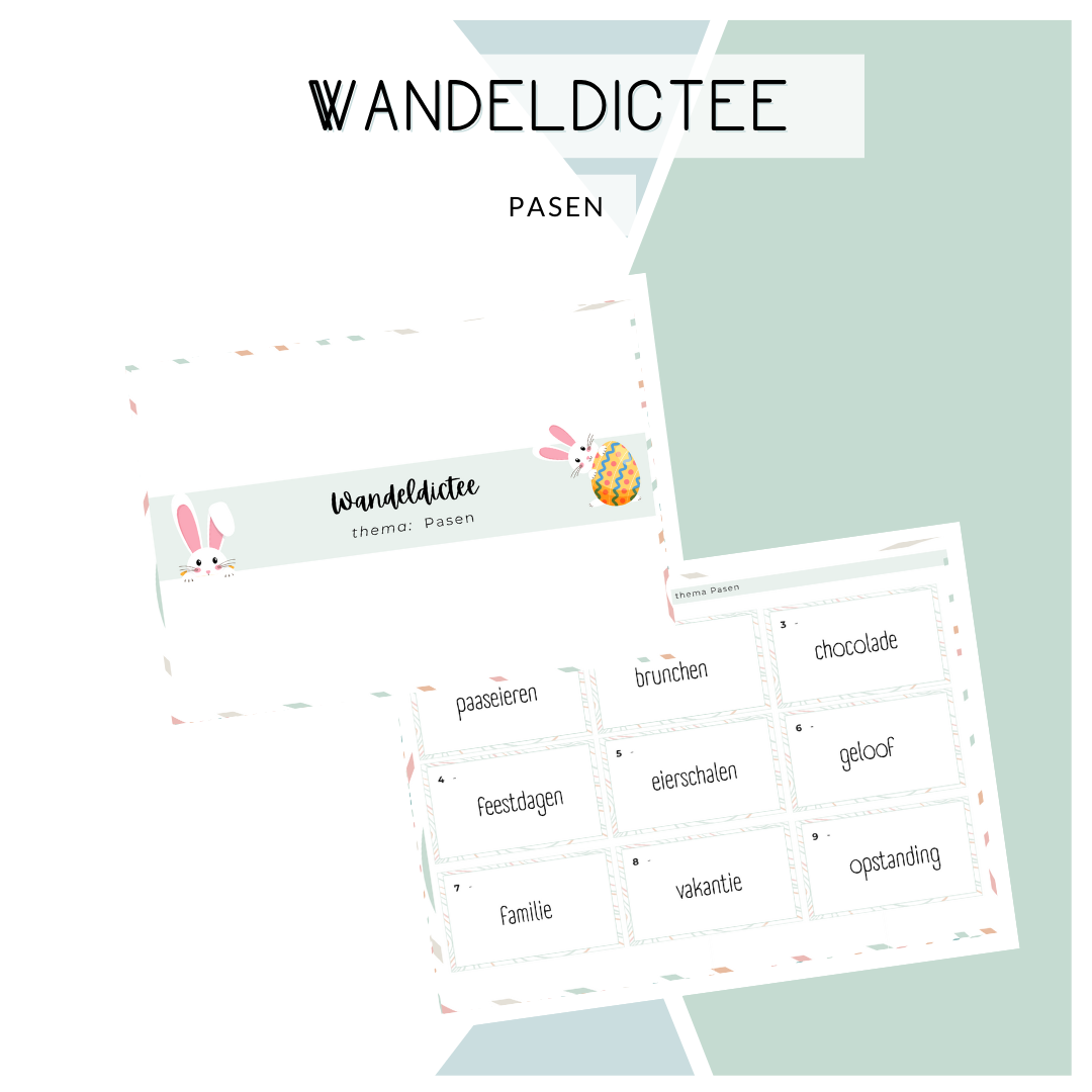 Wandeldictee - Pasen