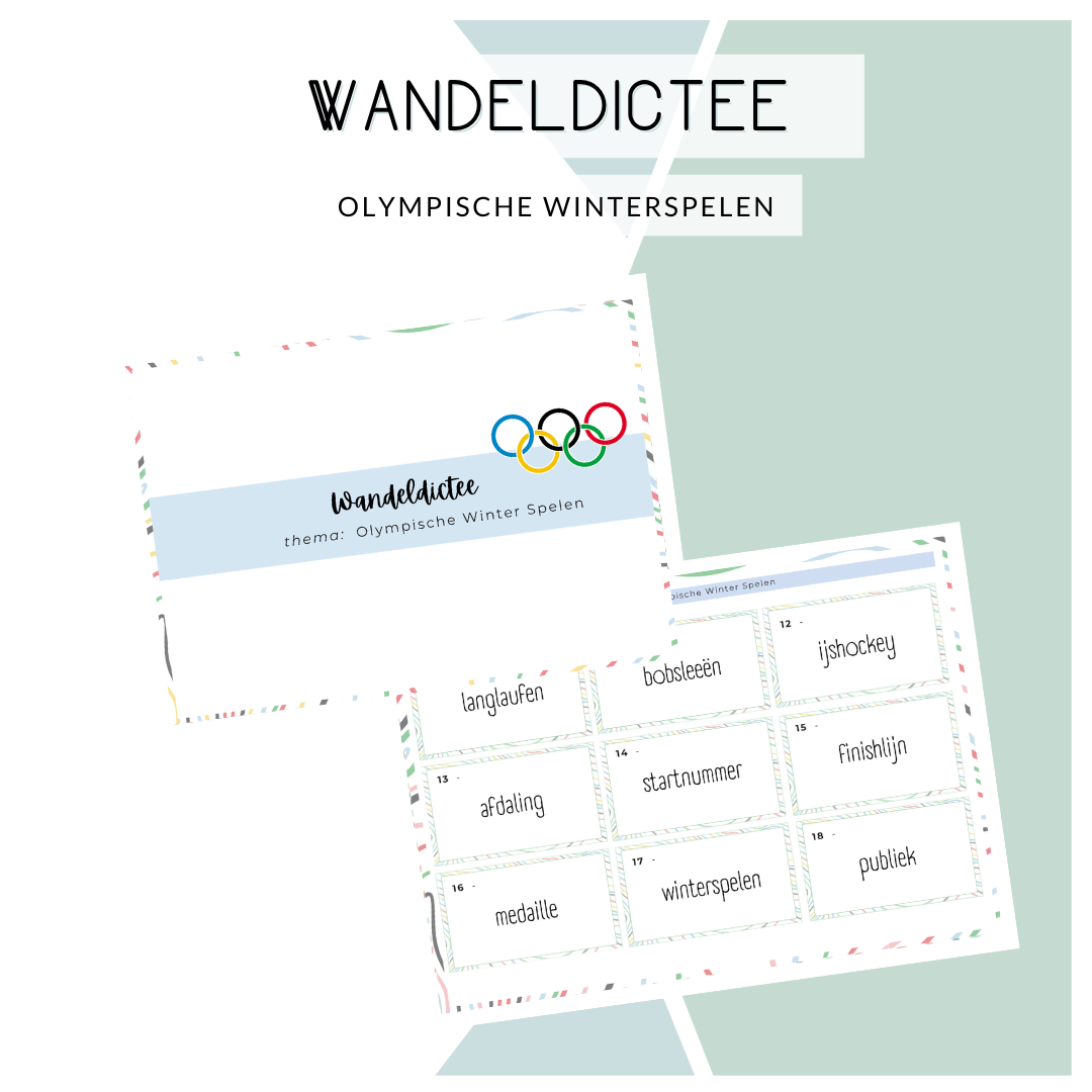 Wandeldictee - Olympische winterspelen