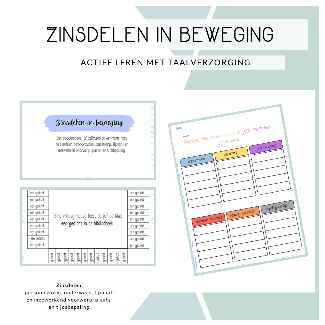 Zinsdelen bewegen