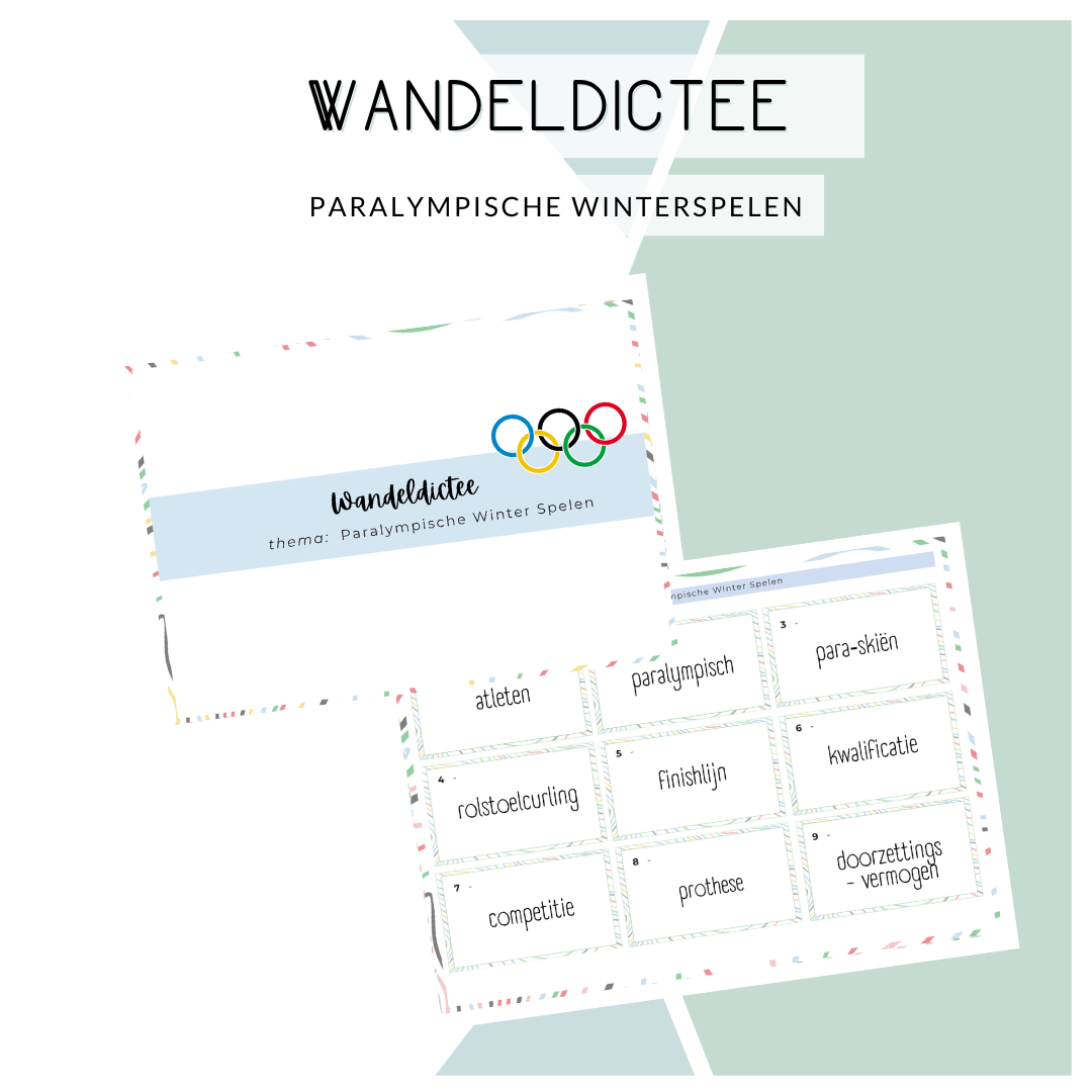 Wandeldictee - Paralympische winterspelen
