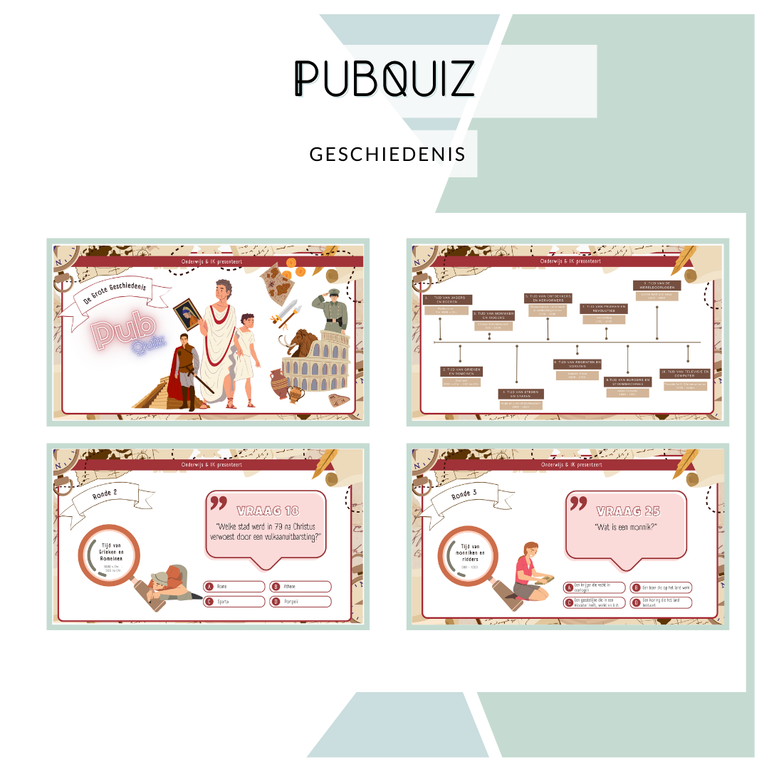 Pub quiz - De Grote Geschiedenis quiz