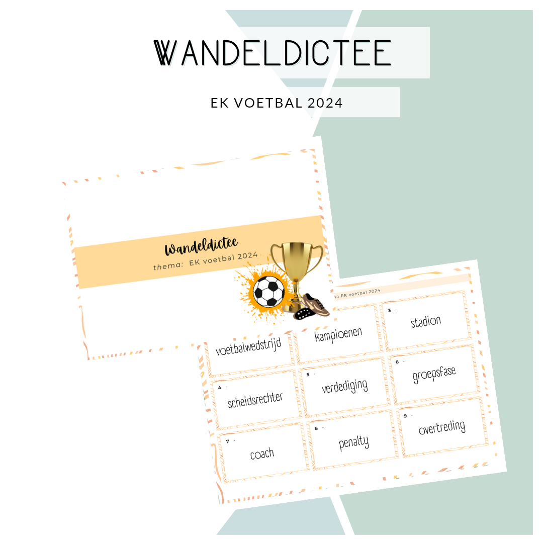 Wandeldictee - Ek voetbal