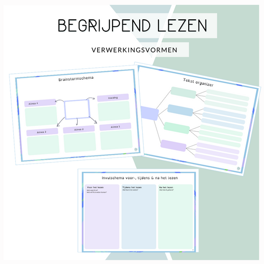 Begrijpend lezen - Verwerkingsvormen