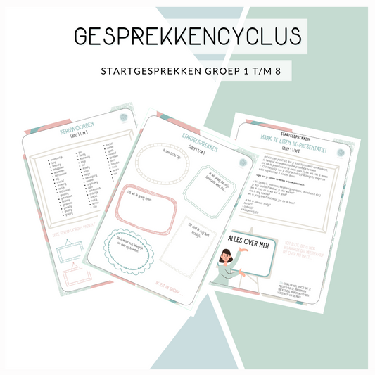 Gesprekkencyclus - Startgesprekken (groep 1 t/m 8)