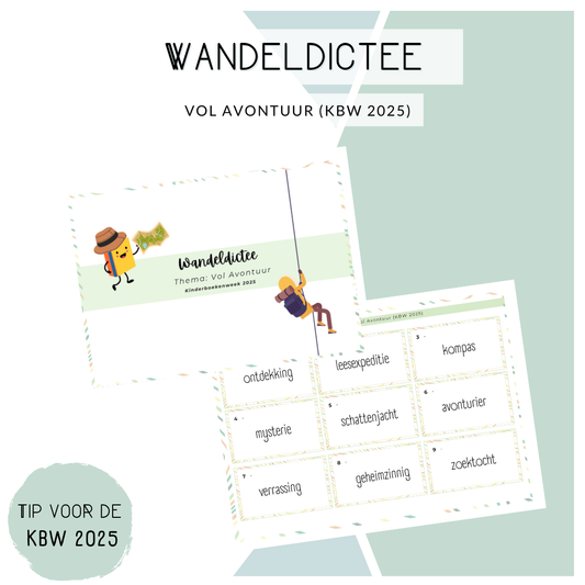 Wandeldictee - Vol avontuur