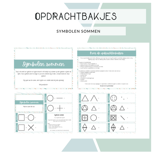 Opdrachtbakje - Symbolen sommen (MB en BB)
