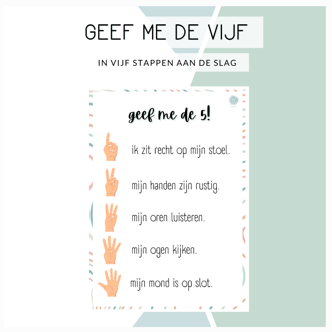 Geef me de vijf - pastel