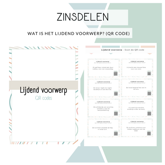 Zinsdelen - Wat is het lijdend voorwerp? (QR-code)