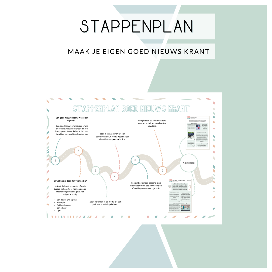 Stappenplan - Maak je eigen goed nieuws krant