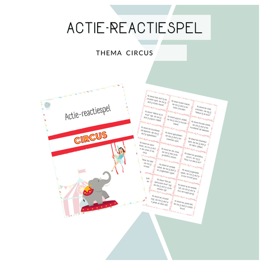 Actie-reactie spel - Thema: Circus