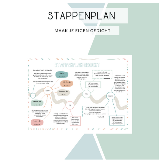 Stappenplan - Maak je eigen gedicht