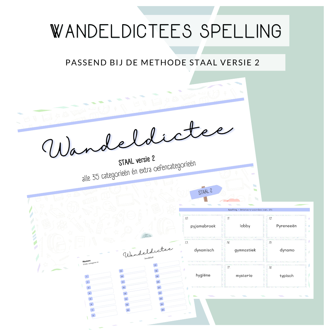 Wandeldictee STAAL 2