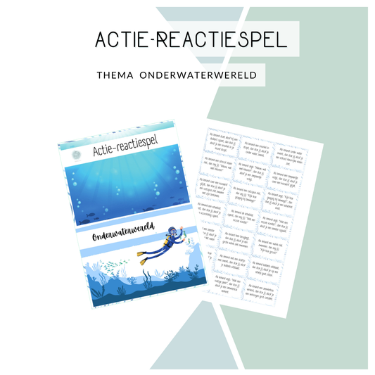 Actie-reactie spel - Thema: Onderwaterwereld