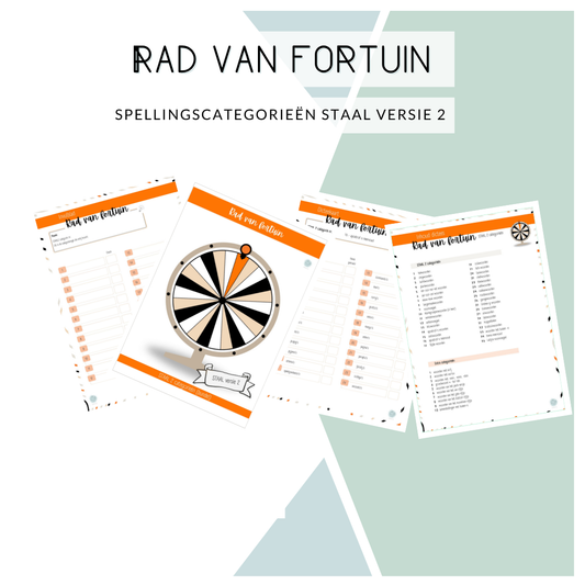 Rad van fortuin - STAAL2 categorieën