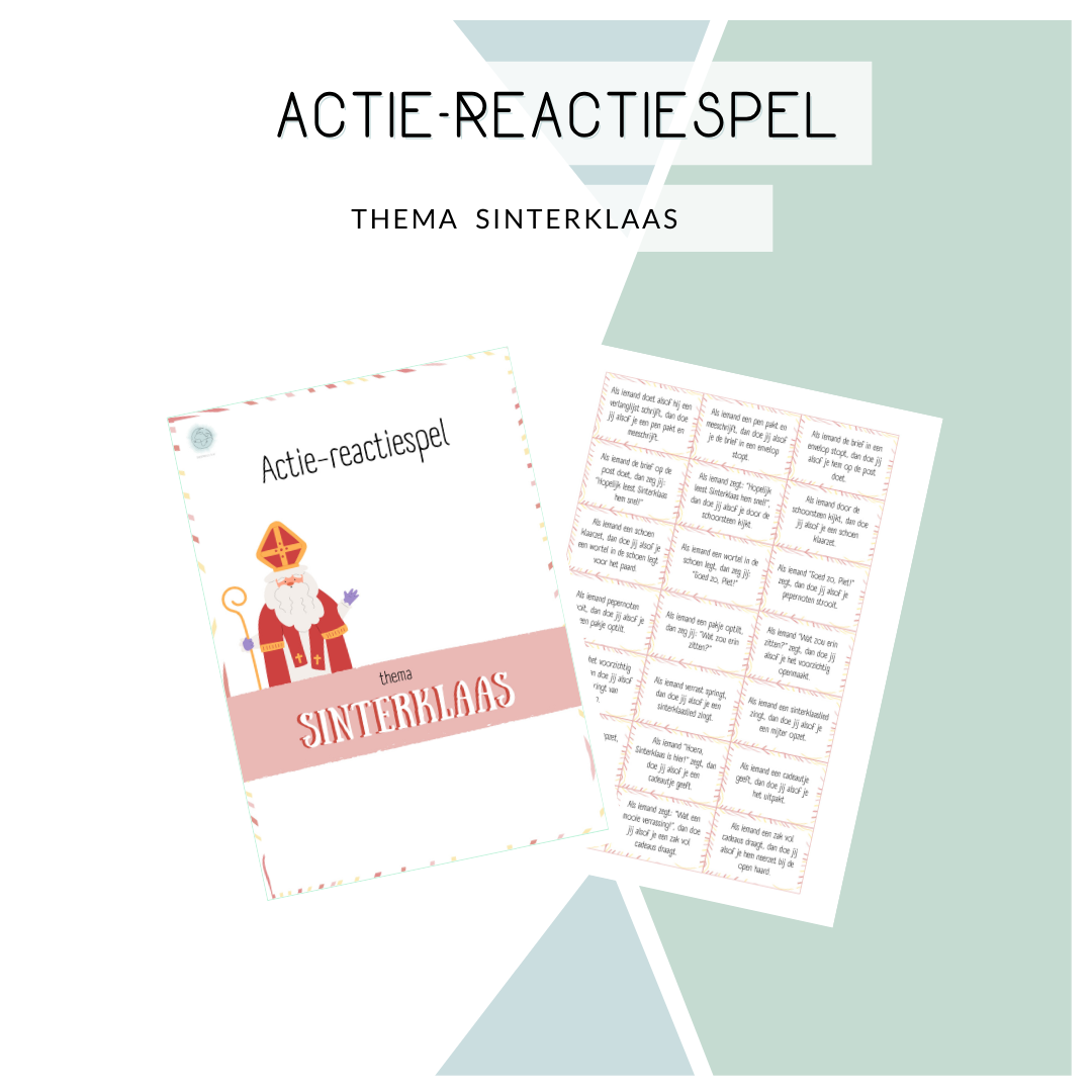 Actie-reactie spel - Thema: Sinterklaas