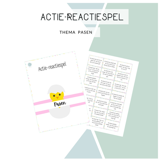Actie-reactie spel - Thema: Pasen