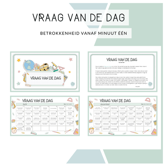 Kalender - Vraag van de dag (MB/BB)