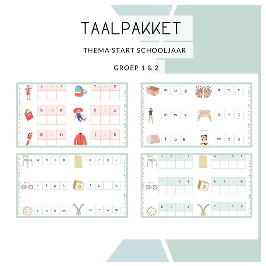 Taalpakket - Thema start schooljaar