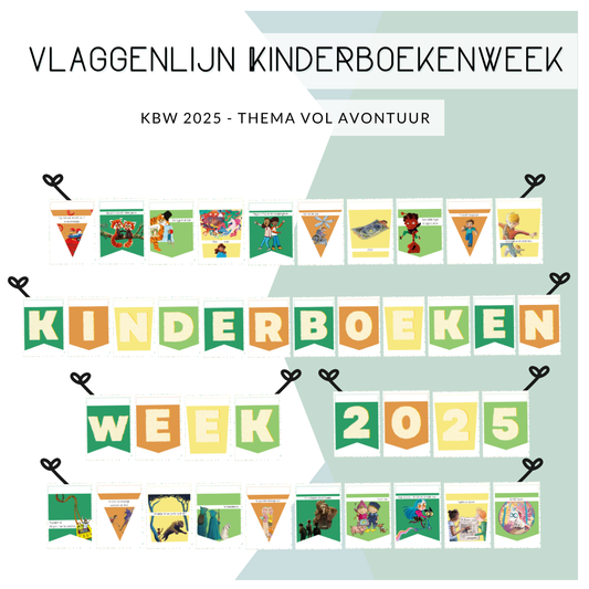 Vlaggetjes Kinderboekenweek 2025