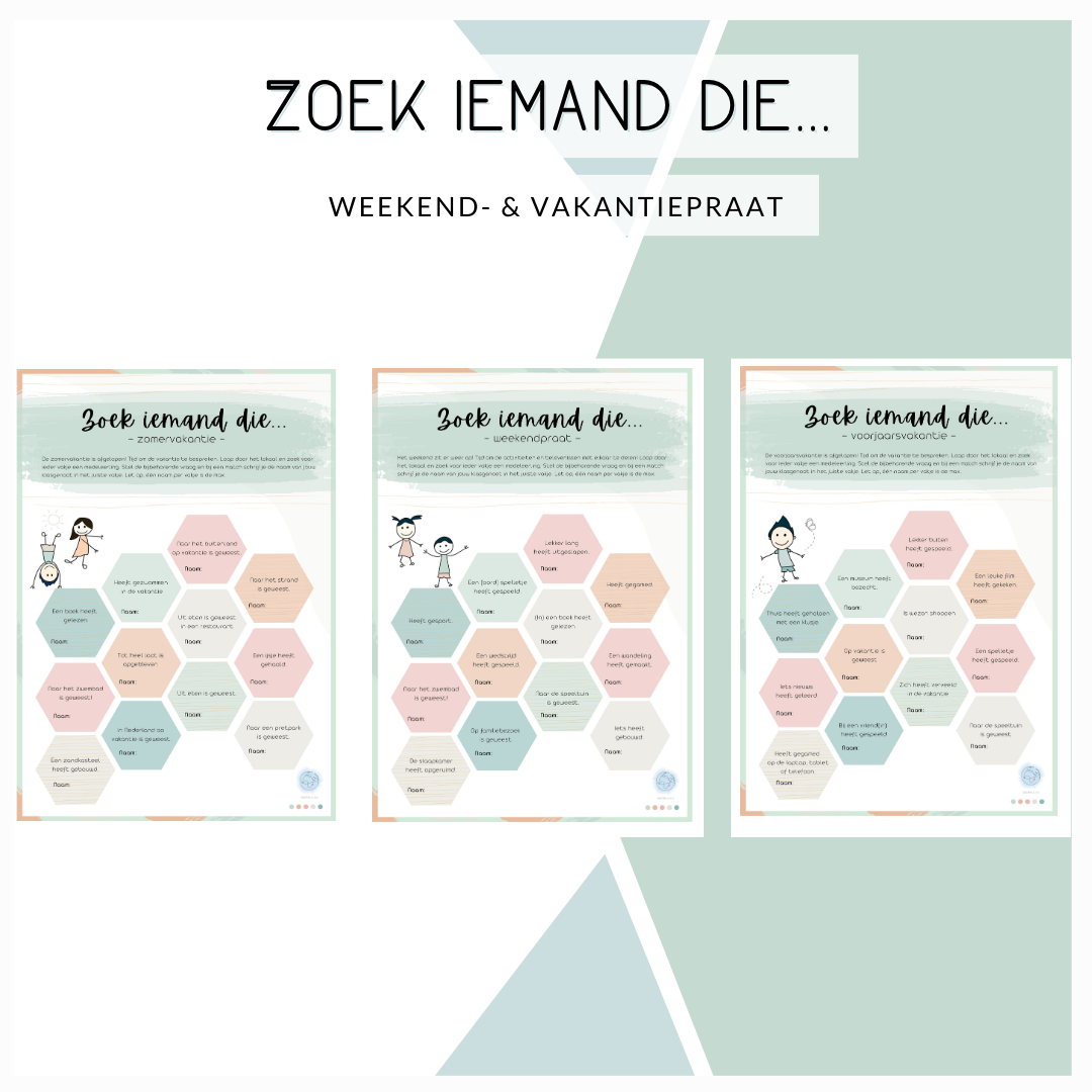 Zoek iemand die...