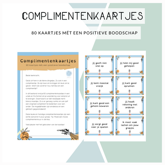 Complimenten kaartjes