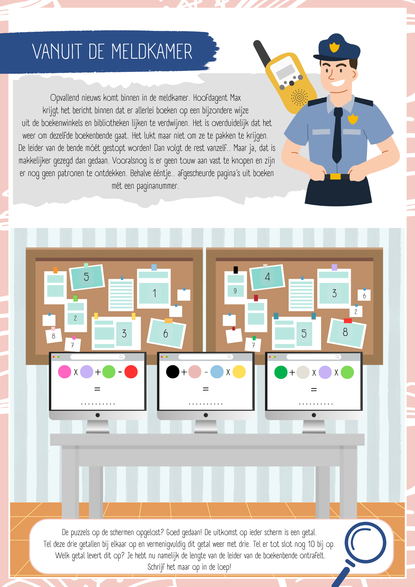 Escape room - Het verhaal van de jacht op de boekenbende