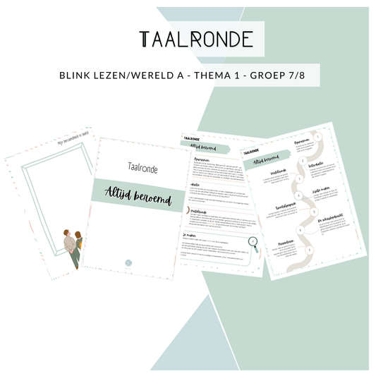 Taalronde - Altijd beroemd