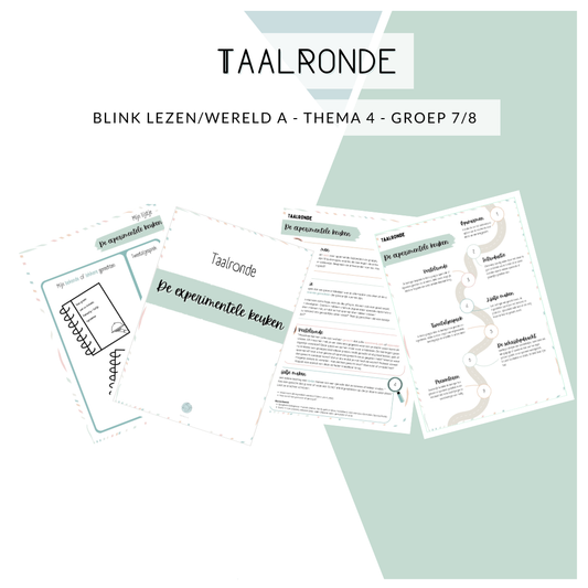 Taalronde - De experimentele keuken