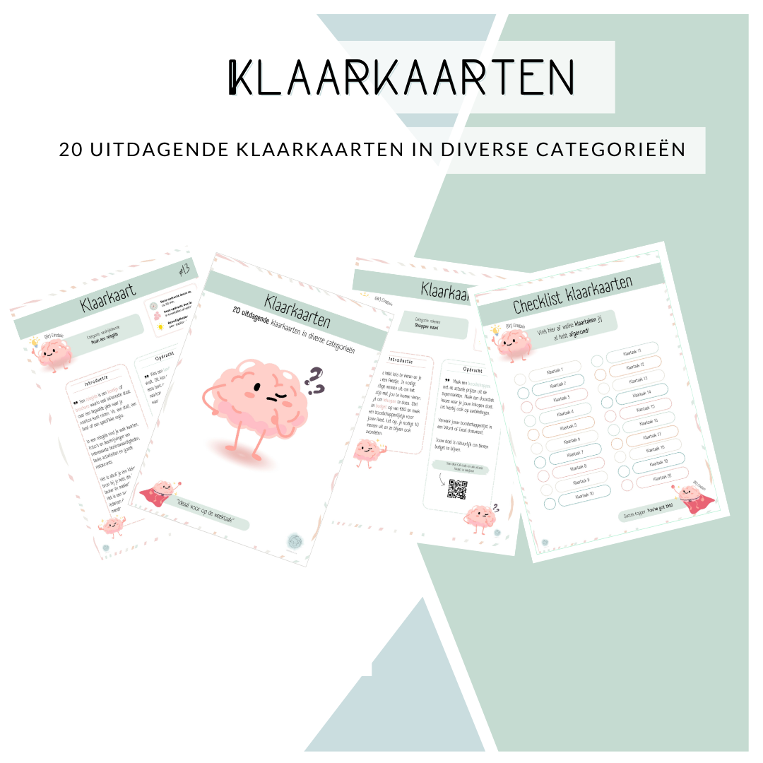 Klaarkaarten (20 stuks)