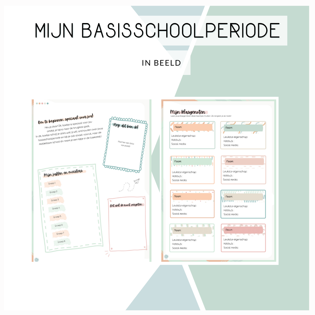 Mijn basisschoolperiode in beeld