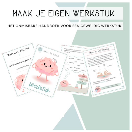 Werkboek - Maak je eigen werkstuk