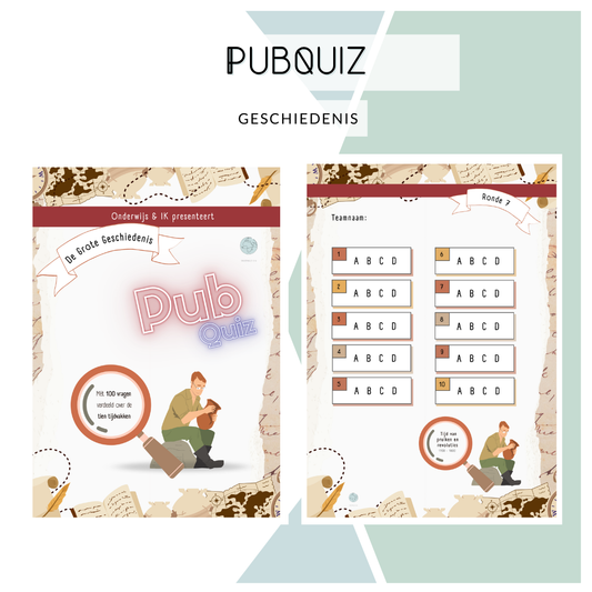 Pub quiz - De Grote Geschiedenis quiz