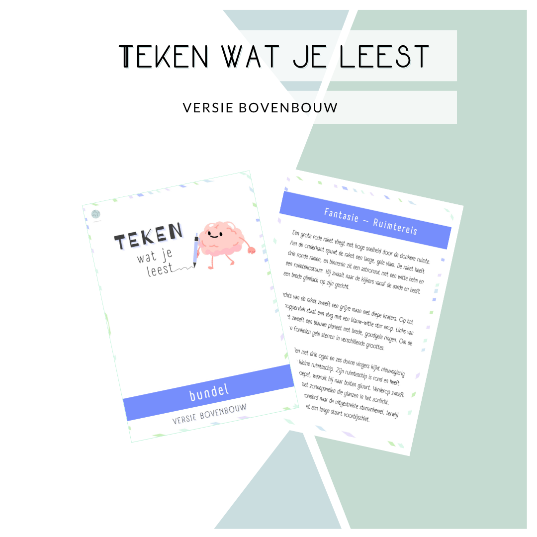 Teken wat je leest - Versie bovenbouw