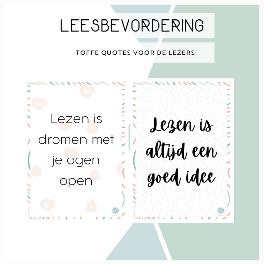 Quotes leesbevordering (pastel)