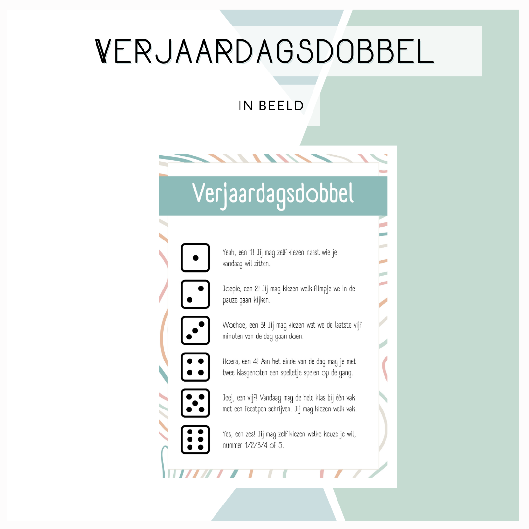 Verjaardagsdobbel (pastel)