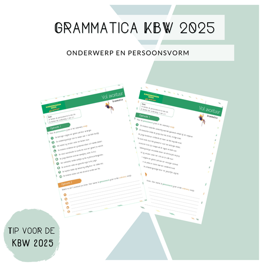 Grammatica - Kinderboekenweek (OW en PV)