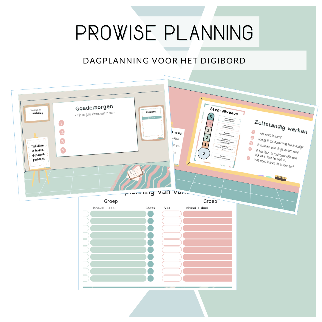 Prowise planning - pastel