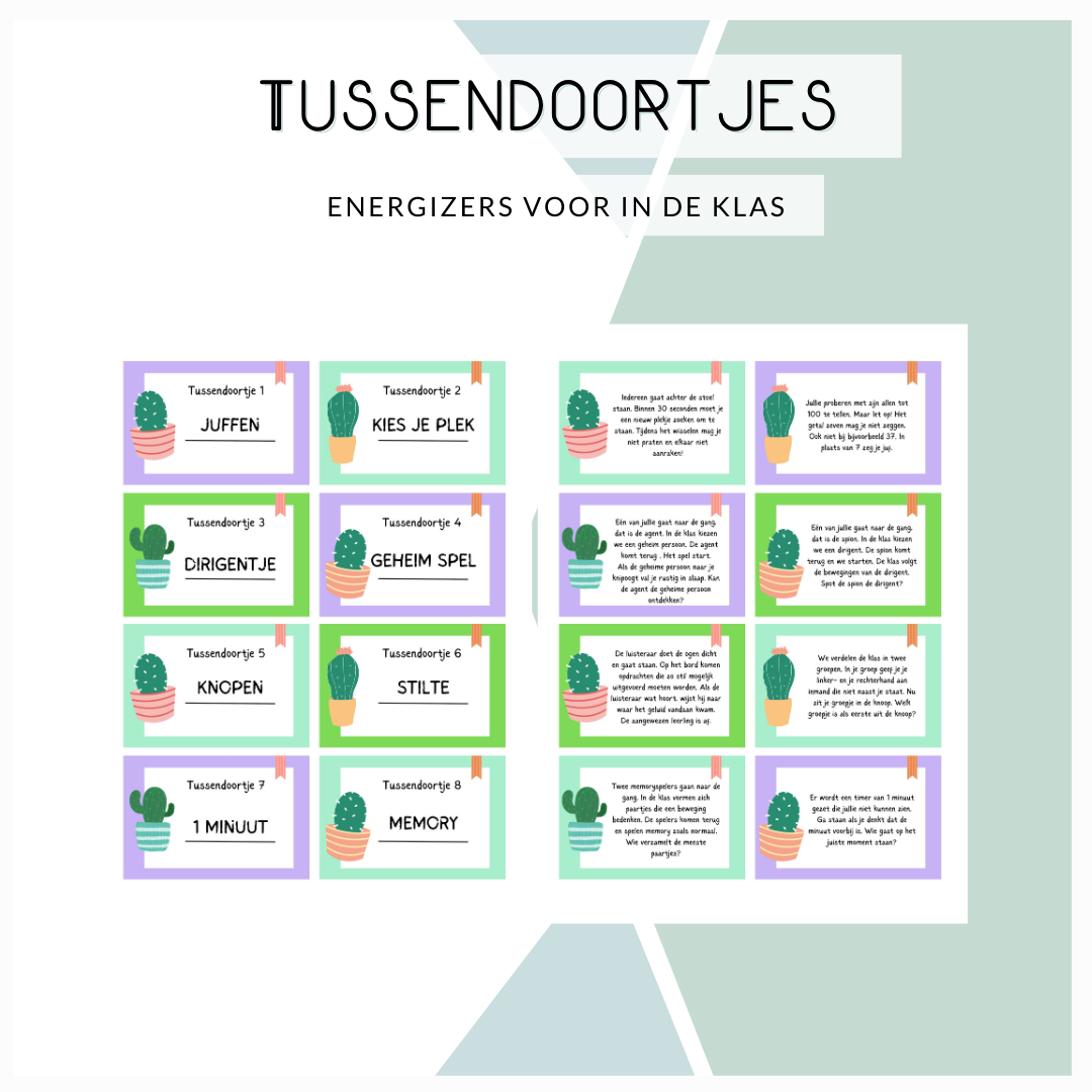 Tussendoortjes (paars-groen-blauw)