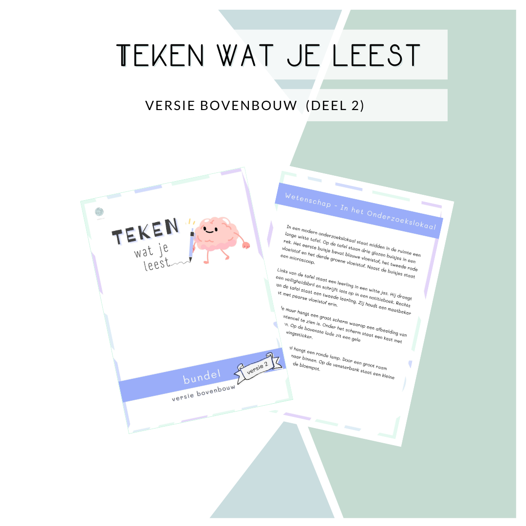 Teken wat je leest - Versie 2 bovenbouw