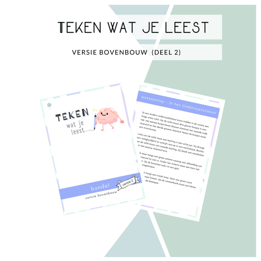 Teken wat je leest - Versie 2 bovenbouw