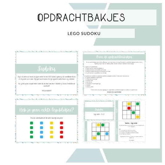 Opdrachtbakje - Lego sudoku (MB)