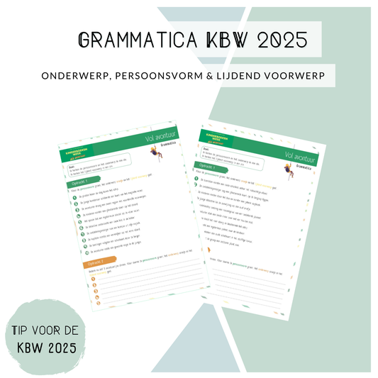 Grammatica - Kinderboekenweek (OW, PV en LV)