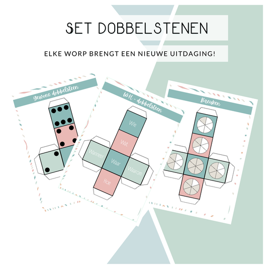 Dobbelstenen set