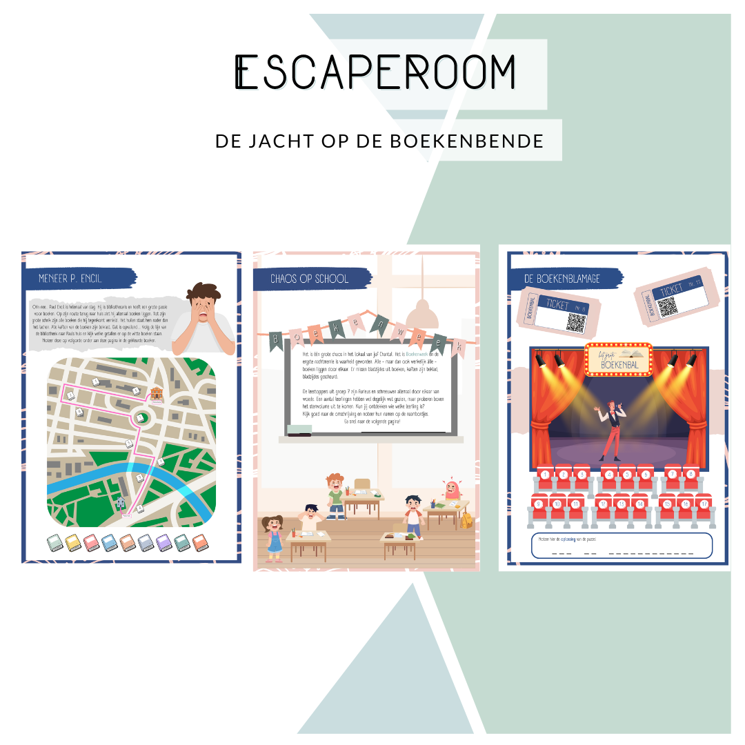 Escape room - Het verhaal van de jacht op de boekenbende